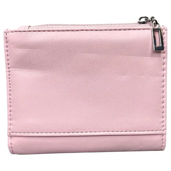 Guess Pink Leather Bifold Wallet Card Holder Coin Purse Los Angeles - Picture 4 of 9